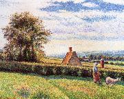 Camille Pissarro Women and the sheep oil painting artist